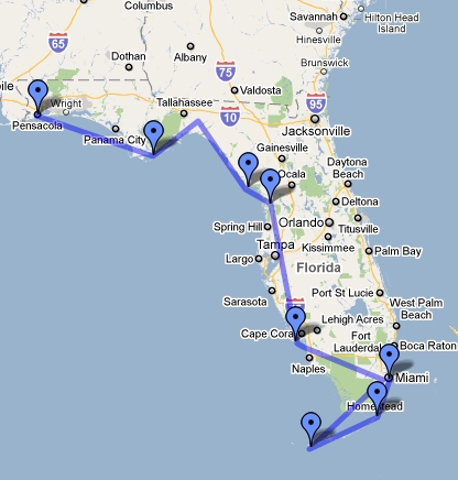 Itinéraire Autotour en Floride 14 jours par Comptoir des Voyages